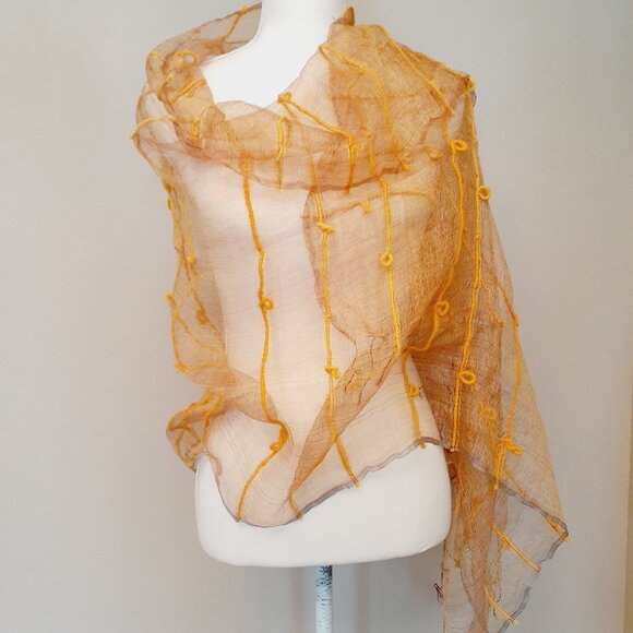 Cotswold Woollen Weavers Silk Scarf - Picture 2 of 10